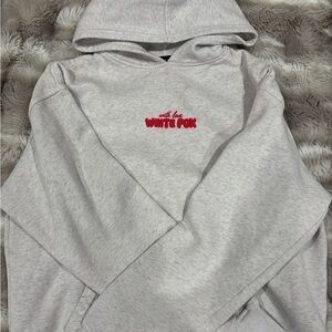 White Fox cherry hoodie